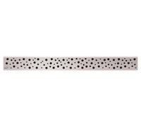 Alca - Grille pour caniveau à douche linéaire 95 cm, inox poli BUBLE-950L