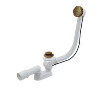 Alca - Kit vidange et trop-plein baignoire, longueur 800 mm, bronze antique A55ANTIC-80