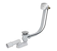 Alca - Kit vidange et trop-plein de baignoire avec remplissage, longueur 1200 mm, métal A564KM3-120
