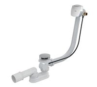 Alca - Kit vidange et trop-plein de baignoire avec remplissage, pour baignoires à parois épaisses, longueur 1200 mm, métal A565KM1-120