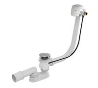 Alca - Kit vidange et trop-plein de baignoire avec remplissage, pour baignoires à parois épaisses, longueur 570 mm, chromé A565CRM1