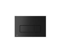 Plaque de commande double touche, Noir mat (M578)