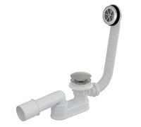 Alca - Siphon de baignoire, |ClickClack, chrome A506KM