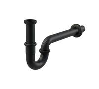 Alca - Siphon de lavabo U DN32, noir/mat A4320BLACK