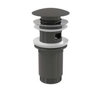 Alca - Sortie de lavabo, ClickClack, métal gun brillant A392-GM-P