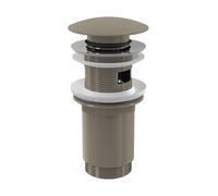Alca - Sortie de lavabo, ClickClack, nickel brossé mat A392-N-B