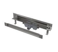Alca - Système de drainage Spa 75 cm, pour montage mural, couvercle pour insertion de carreaux, inox APZ5-TWIN-750