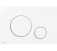 Alca Thin bouton de chasse d'eau pour WC blanc M670