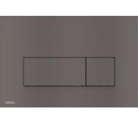 Alca Thin bouton de chasse d'eau pour WC noir-acier M57-GM-M