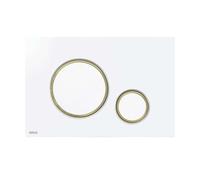 Alca Thin - Commande affleurante, blanc brillant/or brillant M775
