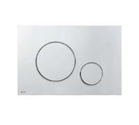 Alca Thin bouton de chasse d'eau pour WC chrome mat M672