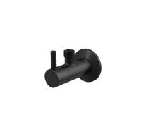 Alca - Vanne d'angle avec filtre 1/2 "x 3/8", noir/mat ARV001-BLACK