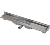 Alcadrain APZ104 Caniveau de douche flexible bas avec bord pour la grille perforée et avec collerette réglable par rapport au mur 850 mm