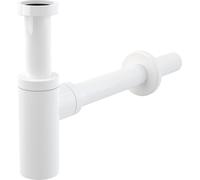 AlcaDrain Design Siphon 1 1/4" rund, Ganzmetall Weiß
