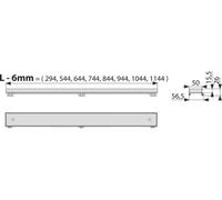 Alcadrain Grilles - Grille en acier inoxydable FLOOR 1150 mm, pour l'insertion de carreaux FLOOR-1150