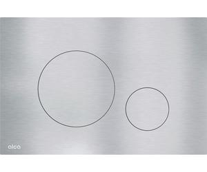 Alcadrain WC - plaque de déclenchement TURN-INOX demi-mat/brillant acier inoxydable
