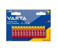 Alcalines Marque VARTA Modèle VARTA LONGLIFE Max Power AAA X8+4 gratuites