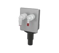 AlcaPlast APS6 Appareils siphon encastré | Raccordement des eaux usées pour machine à laver, lave-vaisselle, sèche-linge à pompe à chaleur