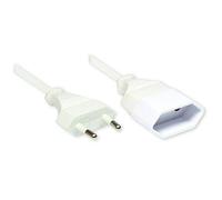 Alcasa 1502 5, 5 m, Mâle Femelle, Prise d'alimentation type C, Cee7 16, Blanc