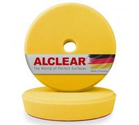 ALCLEAR 50163M_2 Set de 2 tampons de Polissage Moyens Ø163/150x30 mm | Éponges de polissage moyennes réticulées, pour polish, pâtes abrasives, finition de vernis, Spot Repair, orbitales et