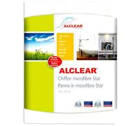 ALCLEAR 950007 Mini chiffon Universel en Ultra-Microfibre pour Presque Toutes les Surfaces dans la Salle de Bain, les WC, à la Maison, au Bureau Grande Capacité de Nettoyage 32 x 32 cm Blanc