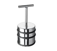 ALCO-Albert 2853 - Butée de porte, environ 15,5 x 6,5 cm, argent
