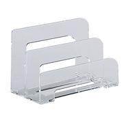 Alco-Albert 4466 Porte-lettres en acrylique avec 2 compartiments 75 x 150 x 95 mm