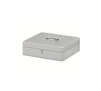 Alco-Albert 843-29 - Caisse verrouillable, 310 x 225 x 75 mm, caisse avec compartiment à monnaie, 2 clés, gris