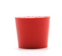 AlcoFermBrew Bouchon en Caoutchouc Rouges - Bouchon Conique Solide pour Fermentation et Laboratoire (35/29 mm)