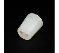 AlcoFermBrew Bouchon en Silicone à Deux Trous pour Le Laboratoire et l'industrie Alimentaire (22/17 mm)