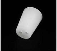 AlcoFermBrew Bouchon en Silicone à Deux Trous pour Le Laboratoire et l'industrie Alimentaire (24/18 mm)