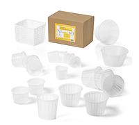 AlcoFermBrew Lot de 19 moules à fromage - Paniers pour faire des ricotta, des fromages à pâte molle