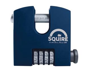ALDRIDGE SHCB65BX Squire HI-SEC Cadenas à combinaison 4 roues en acier Blanc