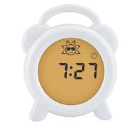 Alecto BC-100 Reveil Enfant, Reveil Enfant Educatif Jour/Nuit, Horloge Enfant - Réveil éducatif pour Enfants - Veilleuse - Blanc