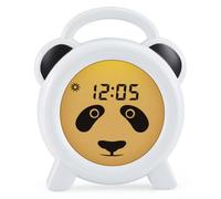 Alecto Réveil éducatif BC100PANDA – Veilleuse et réveil LED pour enfant – Blanc