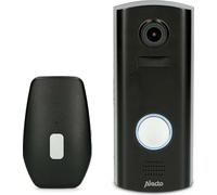 Alecto DVC600IP - Sonnette de porte sans fil avec caméra - noir