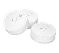 Alecto SA61 3X - Détecteur de fumée sans fil connectable - Batterie 10 ans - Lot de 3 - blanc