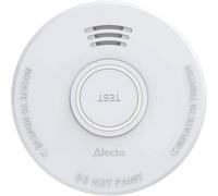 Alecto Détecteur de fumée SD110 – Photoélectrique 85 dB – Piles – Ø101×36 mm – Blanc