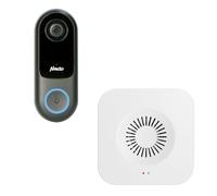 Alecto SMART-RING SET - Sonnette connectée Wi-Fi avec caméra (SMART-RING20) comprenant une sonnette supplémentaire (SMART-RING-BELL)