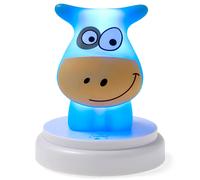 Alecto Veilleuse Vache LED NAUGHTY COW Design mignon Bleu