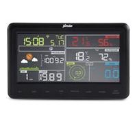 Alecto WS-5500 - Station météo professionnelle 8-en-1 WiFi avec application et capteur extérieur sans fil - Noir Noir G