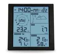 Alecto WS5200 - Station météo professionnelle 6 en 1 avec Wi-fi, app et capteur extérieur sans fil , noir