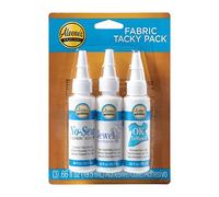 Aleene 25805 1 Set de 3 Bouteilles de Colle pour Tissu
