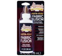 Aleene's Fabric Fusion Insta Fuse Colle textile lavable en machine - 118 ml - Colle transparente pour tissu - Super colle et colle à strass