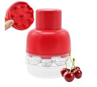 Aleker Dénoyauteur à cerises en plastique de qualité alimentaire, outil facile à presser avec poignée pour enfants et fabrication de confiture