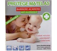 Alèse imperméable - Alese - 160x200 - Molleton gratté - Traitement hygiène active - Élastiquée