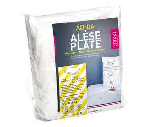 Alèse plate 60x140 cm ACHUA molleton 100% coton 400 g/m² matelas 15cm maxi