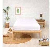 Alèse Protège-matelas Imperméable Éponge Blanc 90X190