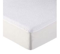 Alèse, protège matelas imperméable et respirant - Coton et TPU - 90 x 190 cm - Blanc - Monsieur Bébé Blanc G