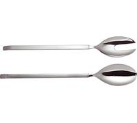 Alessi 4180/14 Dry Couverts à Salade en Acier Inoxydable 18/10 Brillant à Manche Satiné